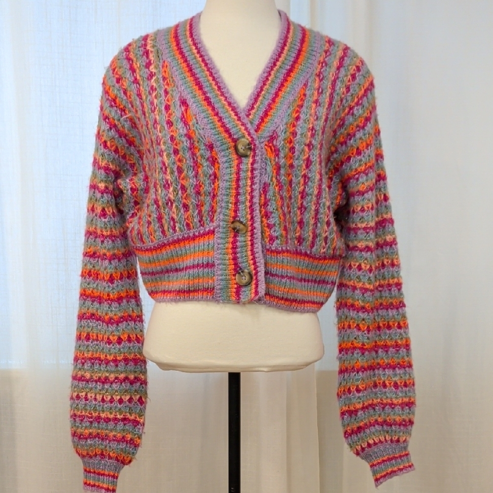 INDUSTRY Cropped Cardigan